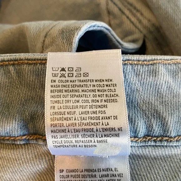 American Eagle Stretch Super High-Rise Baggy Wide Leg Jeans Size 18 Regular - Picture 8 of 9